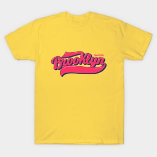 New York Brooklyn - Brooklyn Schriftzug - Brooklyn  Logo T-Shirt